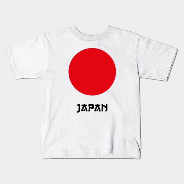 Japan / Nippon / Nihon Flag (Latin) Kids T-Shirt by MrFaulbaum